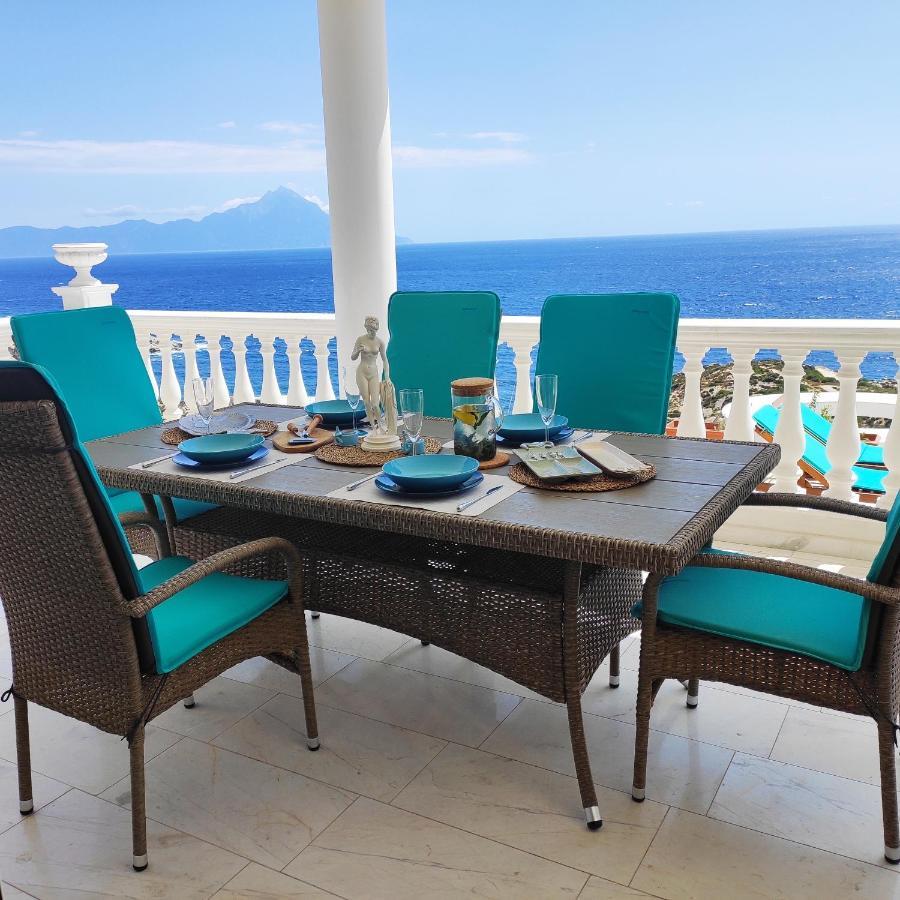 Villa Ulyana Kriaritsi - Athos Sea View & Spa Kültér fotó