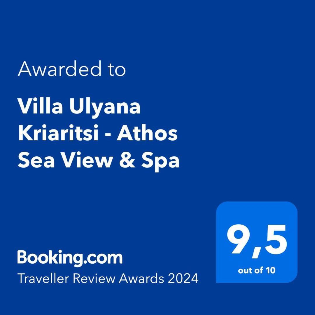 Villa Ulyana Kriaritsi - Athos Sea View & Spa Kültér fotó