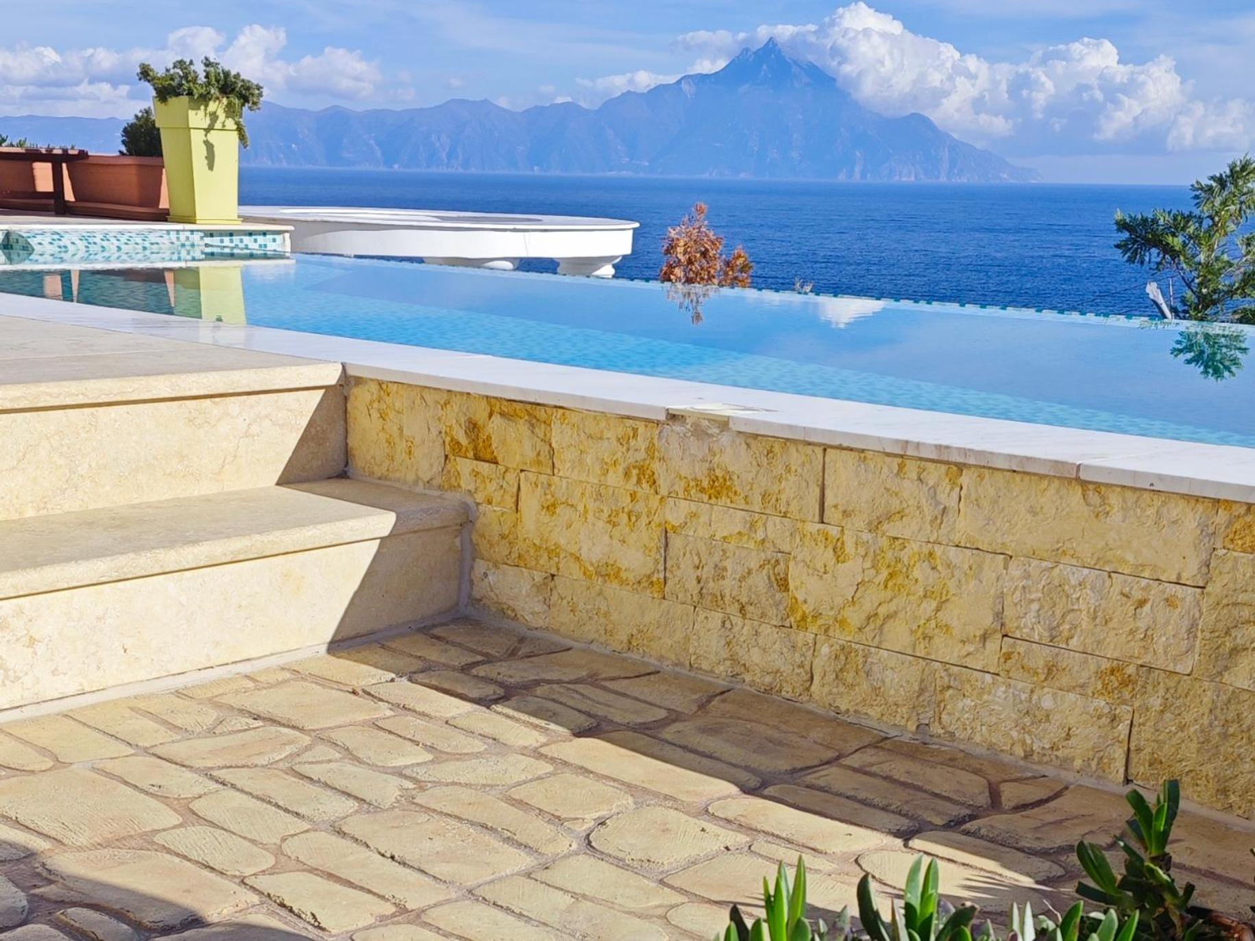 Villa Ulyana Kriaritsi - Athos Sea View & Spa Kültér fotó